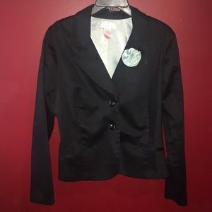Black blazer with cute details from Target